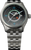 Traser Herrenuhr mit dunklem Zifferblatt, GMT-Anzeige und Metallarmband