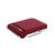 Réveil rouge avec couvercle fermé, dessus plat