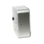 Radio-réveil argenté à mouvement silencieux, boîtier rectangulaire