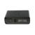 Réveil radio-piloté vu de dessus, panneau de commande et logo sur le boîtier, rectangulaire, gris foncé.