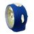 Réveil bleu en forme de ballon de football, avec cadran rond et boîtier en plastique sur le côté