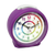 Réveil Atlanta avant, boîtier violet, cadran avec anneaux de minutes colorés