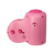 Réveil enfant rose à l'arrière avec motif licorne et découpes