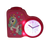 Réveil enfant sombre avec motif licorne, cadran rond et affichage lumineux