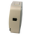 Dos d'un réveil analogique avec boîtier beige et couvercle rectangulaire