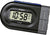 Réveil numérique Casio avec écran LCD et boutons Snooze/Alarme, noir