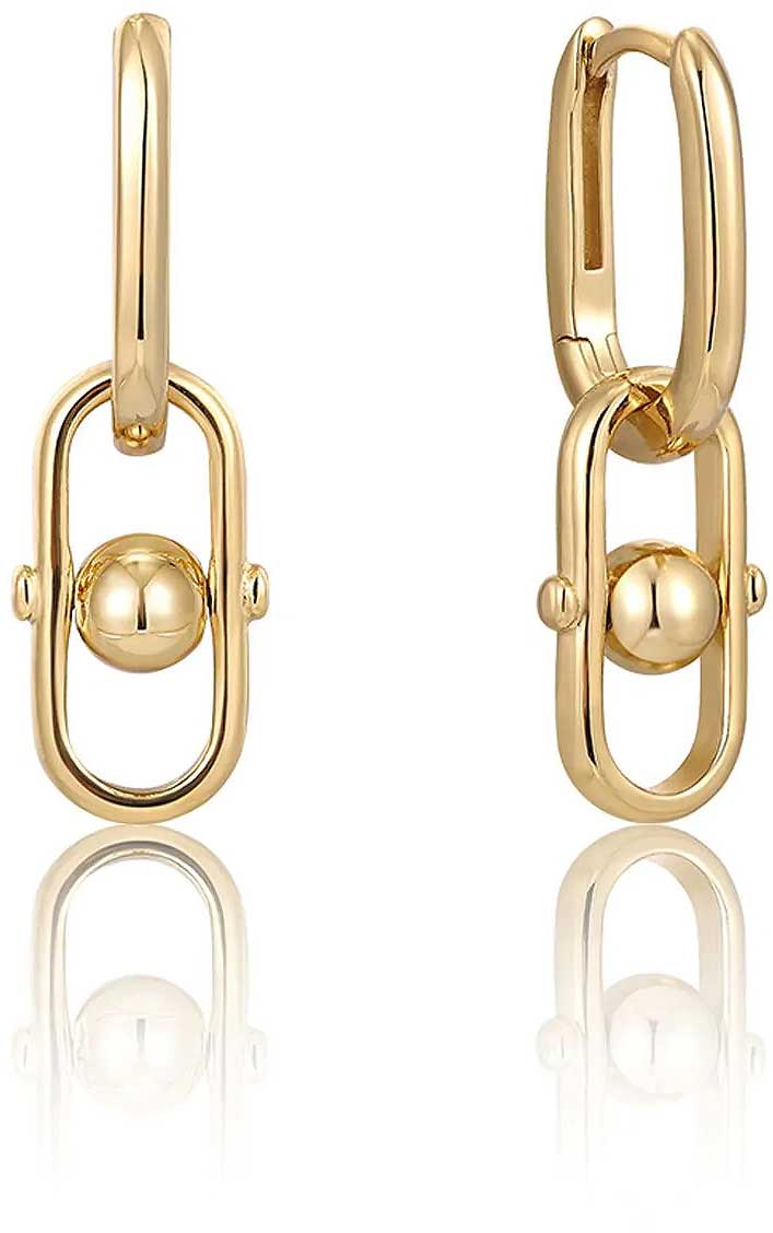 ANIA HAIE E045-04G Créoles avec pendentif