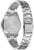 Montre pour femme avec bracelet en acier inoxydable et fond de boîtier, fixations visibles