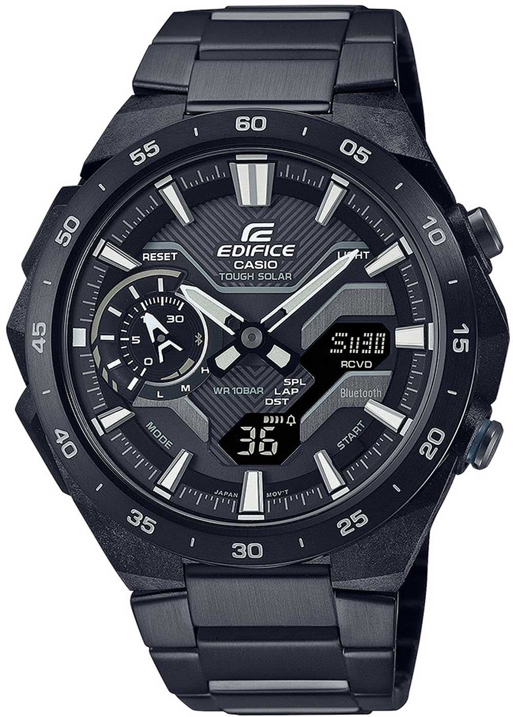 Montre Casio ECB-2200DC-1AEF pour homme • Fonctions intelligentes • Tough Solar