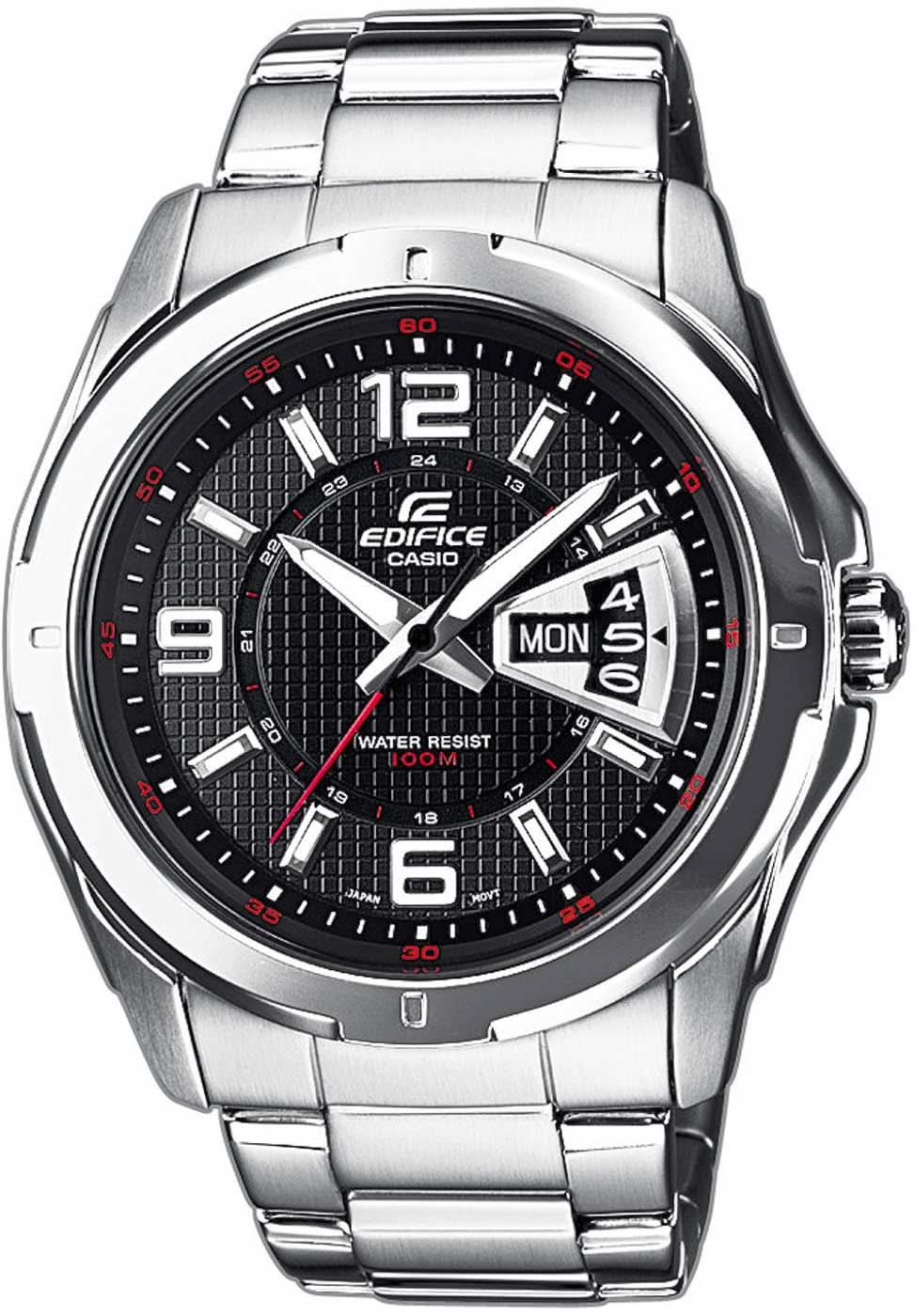 Casio Edifice EF-129D-1AVEF Montre Homme • Étanche 10 bars • Affichage Date