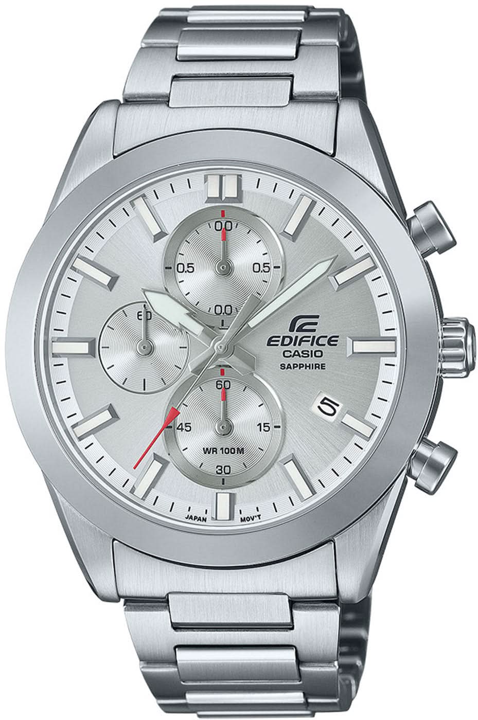 Casio Edifice EFB-710D-7AVUEF Montre Homme • Verre saphir résistant aux rayures • Bracelet en acier inoxydable massif