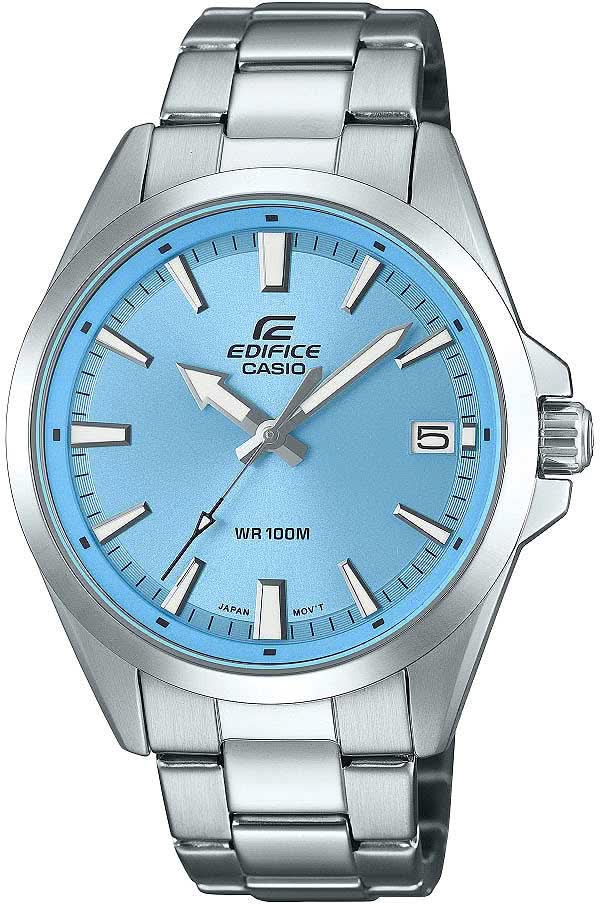 Bracelet de montre pour homme en acier inoxydable, cadran bleu et affichage de la date à 5 heures