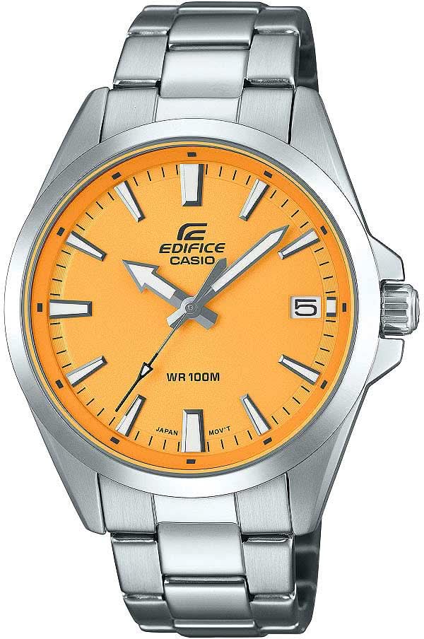 Casio Edifice EFV-100D-9AVUEF Montre Homme • Cadran Jaune • 10 Bar