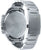 Fond de boîtier de chronographe pour homme en acier inoxydable et bracelet en métal.