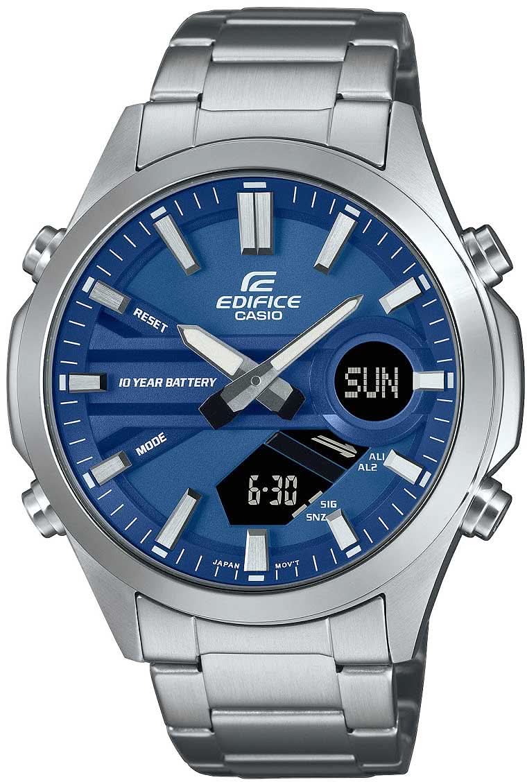 Casio Edifice EFV-C120D-2AEF Montre Homme • Batterie 10 Ans • Telememo 30