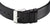 Bracelet en cuir noir avec boucle ardillon en métal