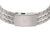 Bracelet pour homme avec bracelet et fermoir en titane argenté, gaufrage rectangulaire