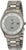 Montre pour homme : bracelet en titane argenté, cadran rond avec affichage de la date
