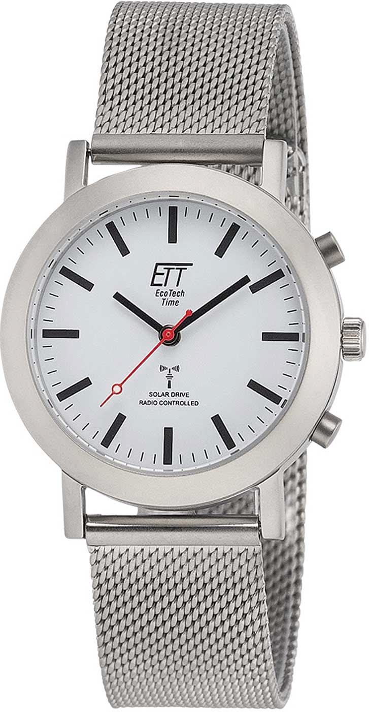Bracelet de montre pour femme en acier inoxydable avec bracelet en maille argentée et cadran blanc