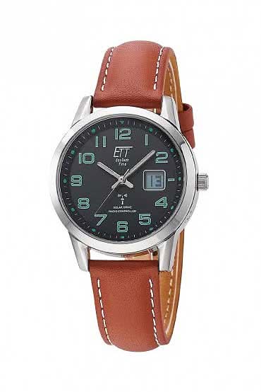 Montre Eco Tech Time Altai ELS-11588-22L • Alimentation Solaire Radio-Pilotée • Titane Ultra-Léger