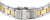 Bracelet de montre solaire pour femme avec maillons en acier inoxydable et fermoir
