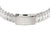 Montre pour femme avec boucle ardillon argentée et bracelet en maille métallique