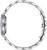 Montre femme avec boîtier en acier inoxydable argenté, lunette perforée et bracelet en acier inoxydable