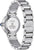 Montre pour femme avec inscription Citizen et Eco-Drive au dos et bracelet en acier inoxydable argenté