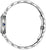 Montre femme Citizen, boîtier rond en acier inoxydable argenté avec bouton de couronne bleu