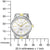 Citizen Elegance EU6074-51D Montre Femme • Cadran nacre • Bicolore