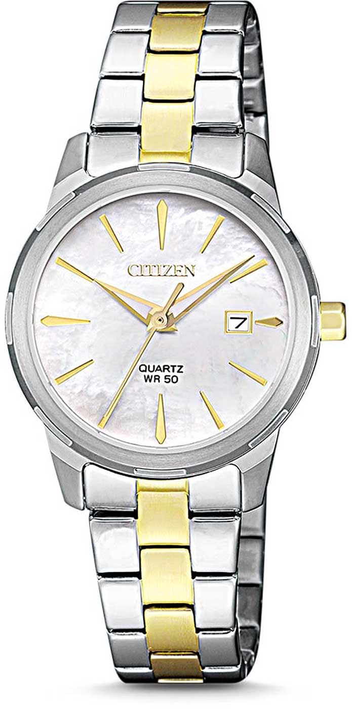 Citizen Elegance EU6074-51D Montre Femme • Cadran nacre • Bicolore