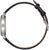 Bracelet de montre Citizen avec bracelet en cuir noir et boîtier en métal, boucle ardillon visible