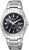 Montre pour femme avec bracelet en métal argenté et cadran noir, Citizen Eco-Drive