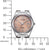 Montre Citizen pour femme avec cadran marron, aiguilles argentées et date, vue de face