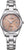 Montre Citizen pour femme avec bracelet en acier inoxydable argenté et cadran rond à motif marron