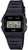 Montre bracelet numérique avec bracelet en plastique noir et écran LCD, WR