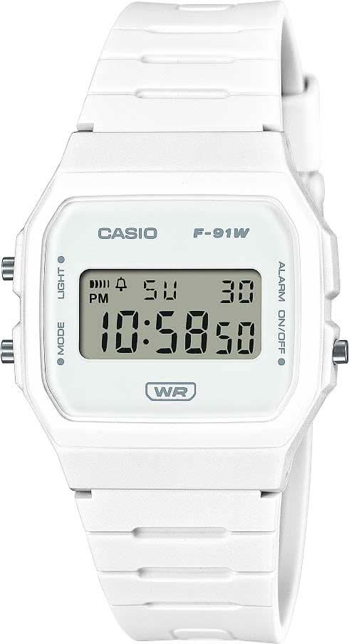 Montre Casio Vintage F-91WB-7AEF pour femme • Design rétro culte • Numérique