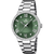 Festina Damenuhr mit grünem Zifferblatt und römischen Ziffern, Edelstahlband, Mineralglas
