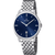 Herrenarmbanduhr Festina mit blauem Zifferblatt, Datumsanzeige und Edelstahlarmband (analog)