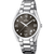 Festina Damenuhr mit Edelstahlband, schwarzem Zifferblatt und römischen Zahlen, Quarz