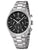 Festina Sport-Chronograph Uhr mit schwarzem Zifferblatt und Edelstahlarmband