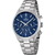 Festina Herren-Chronograph: blaues Zifferblatt, Edelstahlband, Mineralglas
