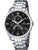 Festina Herrenarmbanduhr mit Edelstahlband, schwarzem Zifferblatt und Subzifferblättern