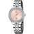 Festina Mademoiselle Damenuhr F16867/6, Edelstahlband, rosafarbenes Zifferblatt