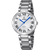 Festina Damenuhr mit silberfarbenem Edelstahlarmband, weißem Zifferblatt, Mineralglas
