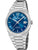 Festina Damenuhr mit blauem Zifferblatt, Metallarmband, Saphirglas und Datum