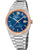 Festina Herrenuhr mit blauem Zifferblatt, roségoldener Lünette und Datumsanzeige