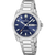 Festina Herrenarmbanduhr mit blauem Zifferblatt, Edelstahlgehäuse und -armband, Datumsanzeige