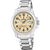 Festina Herrenuhr mit silbernem Edelstahlband und rundem Zifferblatt mit arabischen Zahlen