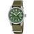 Festina Herrenuhr mit grünem Zifferblatt, Saphirglas und olivfarbenem Textilarmband